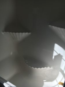 Moody Shot of White Bathroom