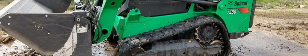 Bobcat with Mark at the controls.